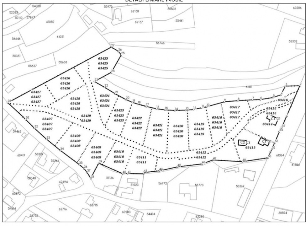 Parcele autorizate pentru case individuale si duplexuri l zona Feleacu
