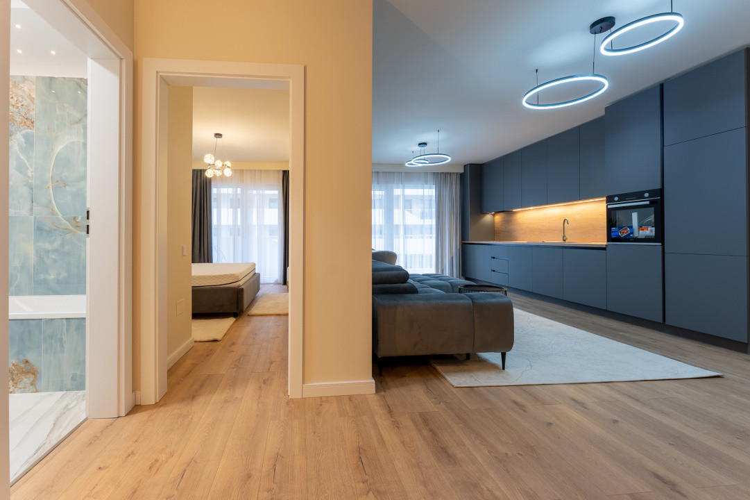 Apartament 2 camere, mobilat LUX, bloc nou, zona Eroilor 