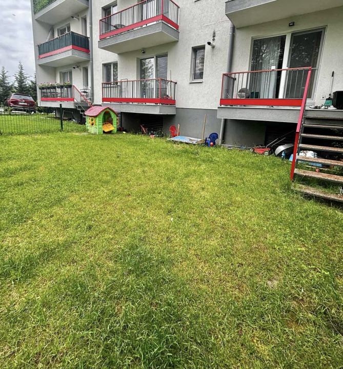 Apartament spațios,61mp, grădină proprie 68mp, zona Abatorului