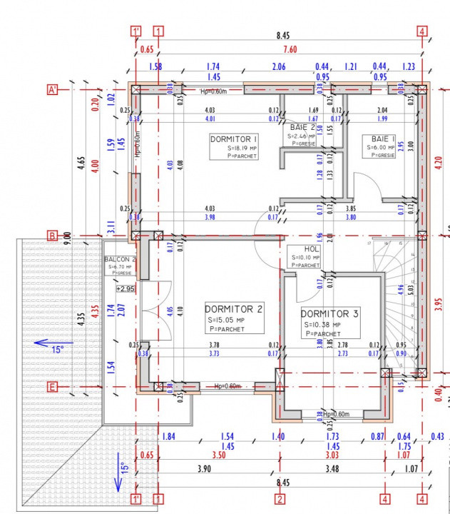 Casa individuala semifinisata l zona Luna de Sus 