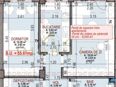 Apartament spațios 2 camere decomandate, 55mp, bloc nou, Urusagului