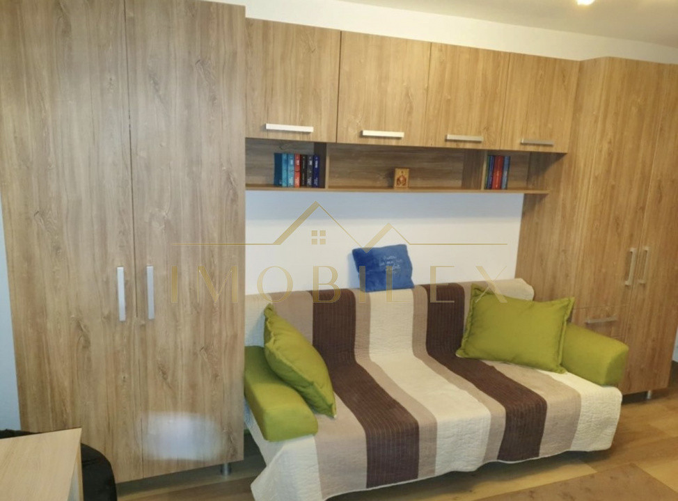 Garsoniera mobilată, utilată, balcon, zona Marasti