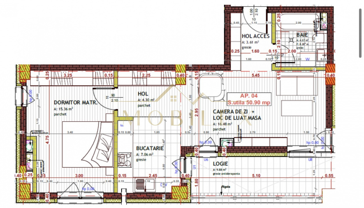Apartament spațios 2 camere decomandate, bloc nou, zona Tineretului 