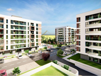 Apartament spațios 2 camere 53mp, semifinisat, TVA inclus 