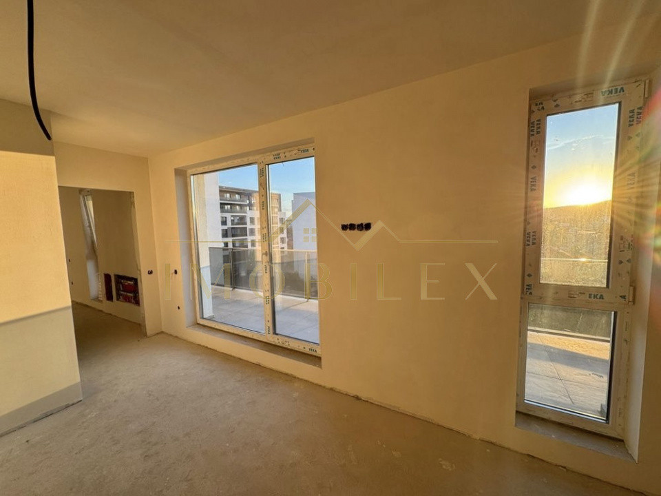 Apartament 3 camere, bloc nou, terasă 21mp, zona Marasti