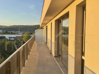 Apartament 3 camere, bloc nou, terasă 21mp, zona Marasti