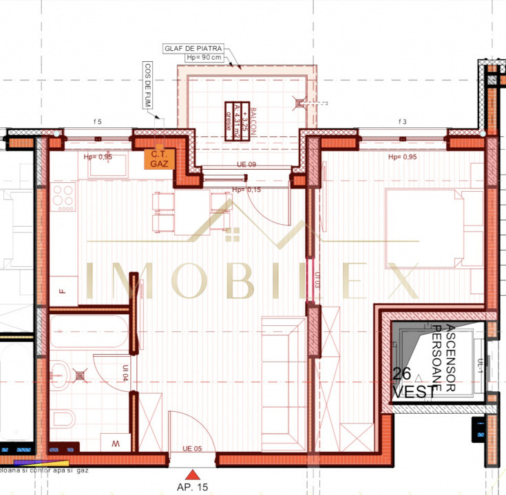 Comision 0% Apartament 2 camere, etaj1, bloc nou, zona Cetății 