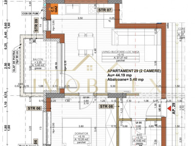 Apartament 2 camere, semifinisat, ansamblu nou, Cetatii 