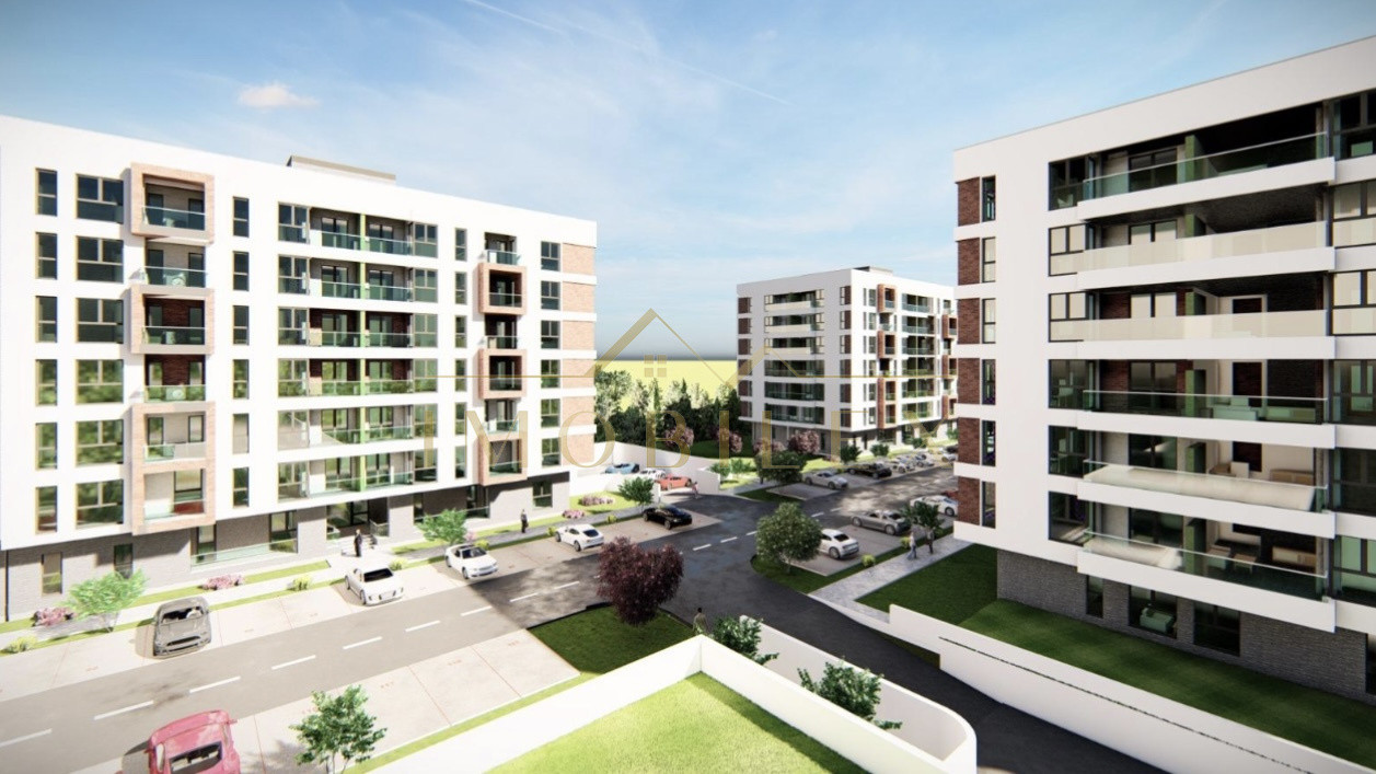 Apartament 3 camere, 2 băi, semifinisat, ansamblu nou, Tineretului 