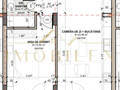 Apartament FINISAT NOU, 2 camere, terasă, Eroilor albe 
