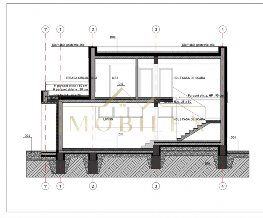 Teren intravilan 500mp, autorizat casă, zona Vivo