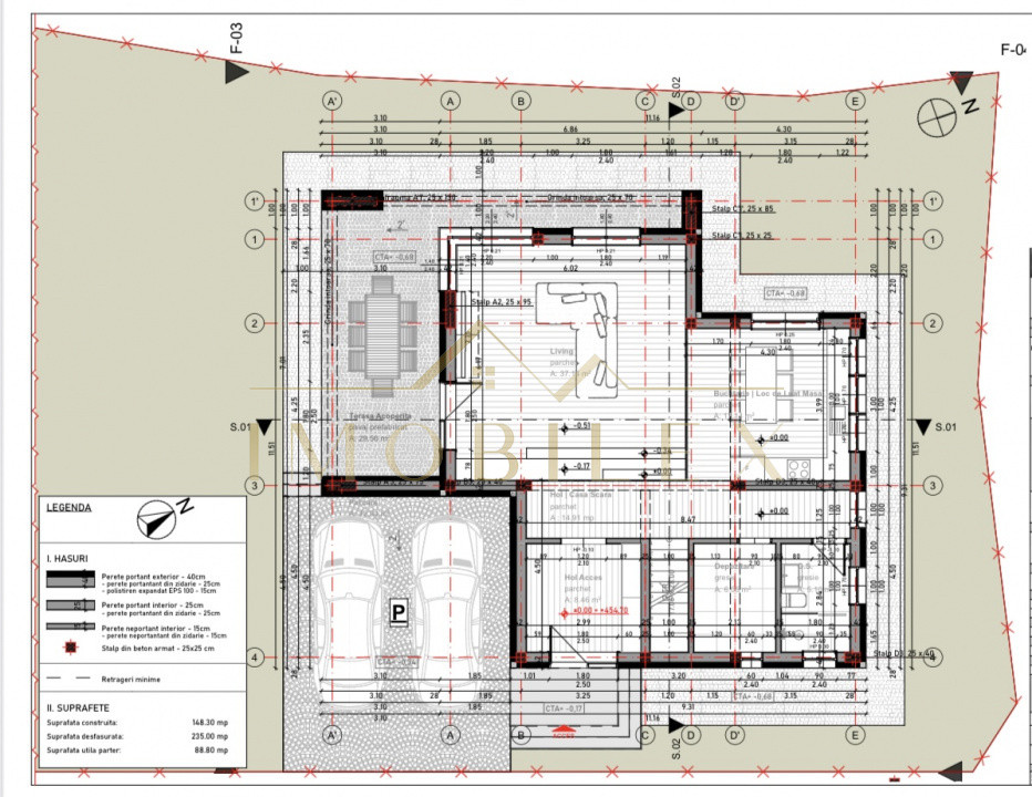 Teren intravilan 500mp, autorizat casă, zona Vivo