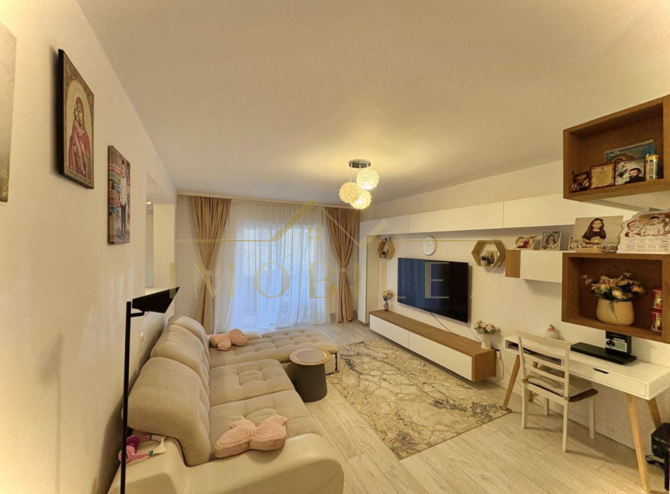 Apartament spațios 2 camere, mobilat modern, zona Florilor