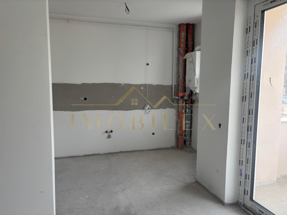 Apartament 2 camere, semifinisat, ansamblu nou, zona Cetatii 