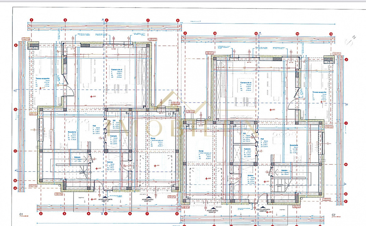 Casa tip duplex 4 camere, constructie nou, Chinteni 
