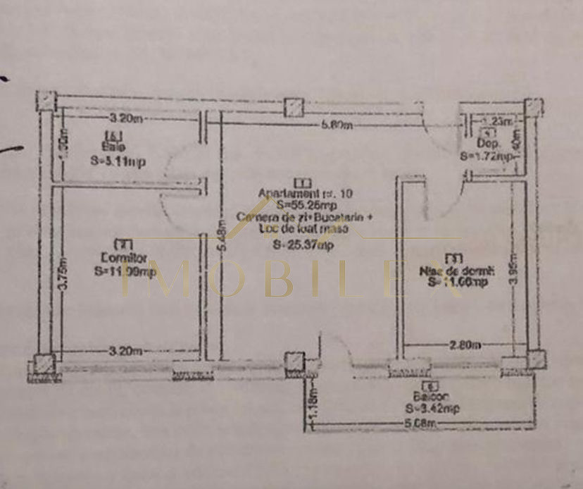 Apartament 3 camere, zona Cetății 