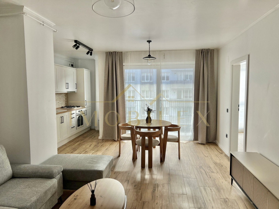 Apartament spațios 2 camere, mobilat nou, langa Vivo/Columna