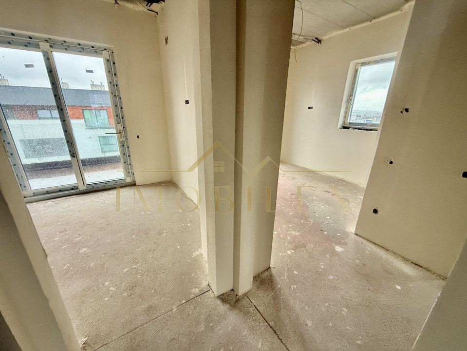 PENTHOUSE semifinisat, terasa, view, bloc nou, langa Vivo, Columna