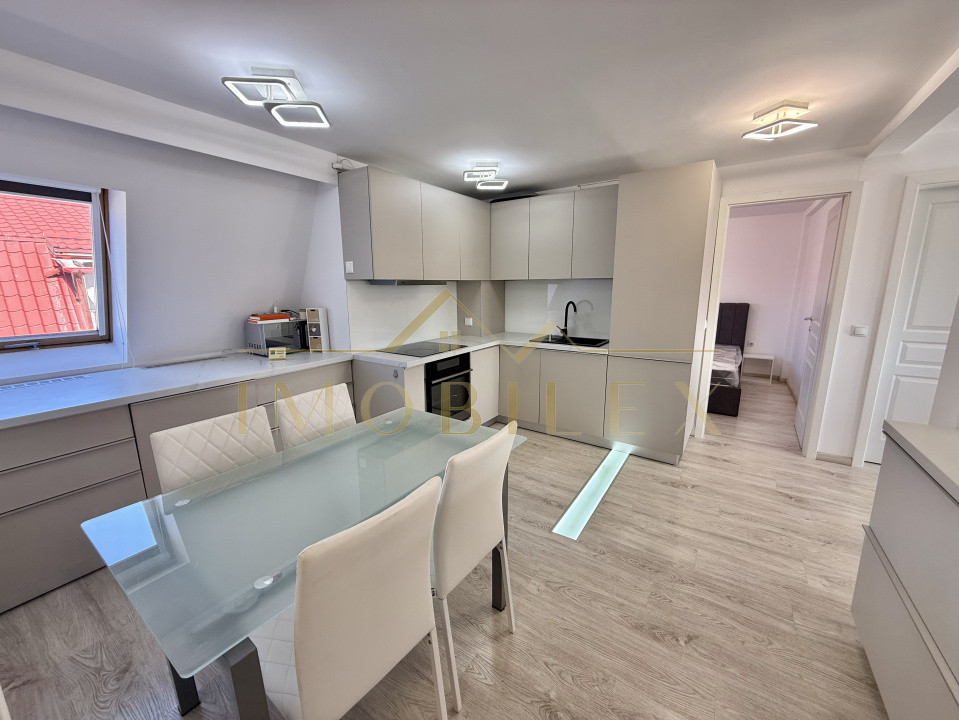 Apartament modern 3 camere de închiriat, terasă 25mp,zona Muzeul Apei