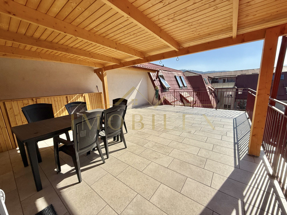 Apartament modern 3 camere de închiriat, terasă 25mp,zona Muzeul Apei