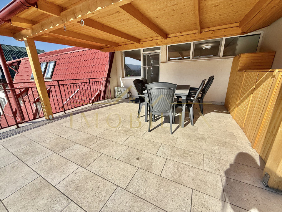 Apartament modern 3 camere de închiriat, terasă 25mp,zona Muzeul Apei