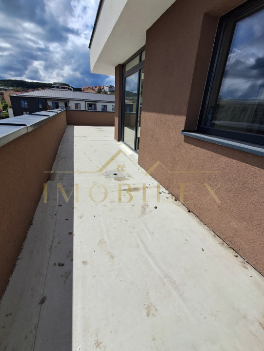 Penthouse 73mp, semifinisat, terasă 88 mp, bloc nou, Eroilor 