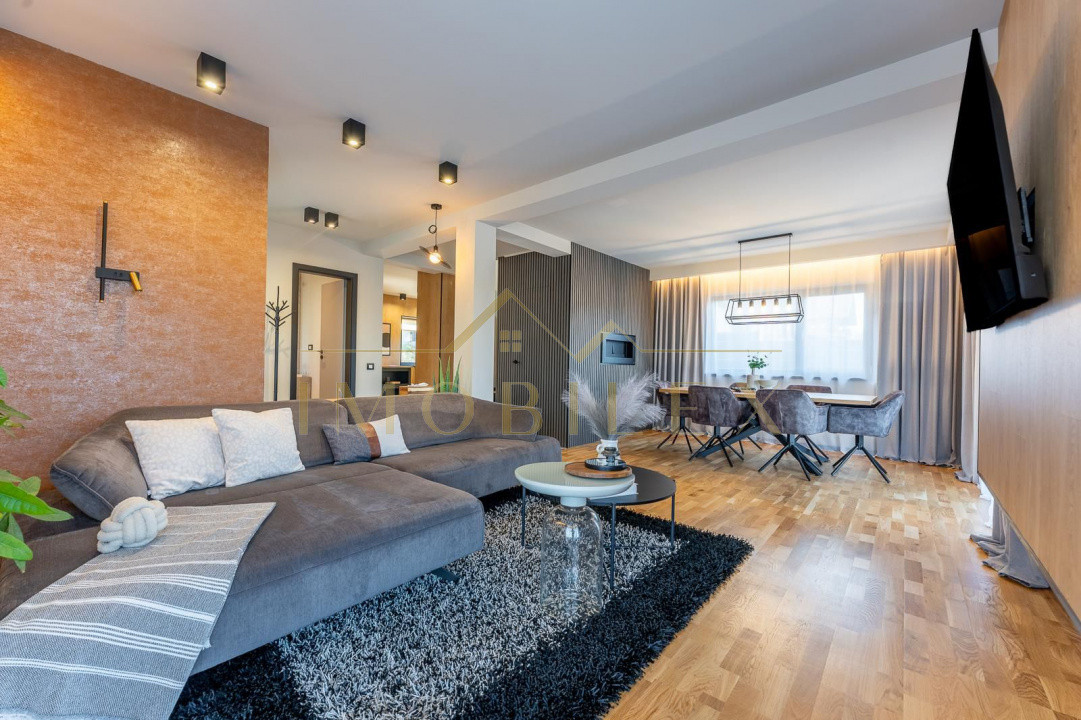 Casa individuală, 4 camere, teren 600mp LUX la 15 minute de Cluj