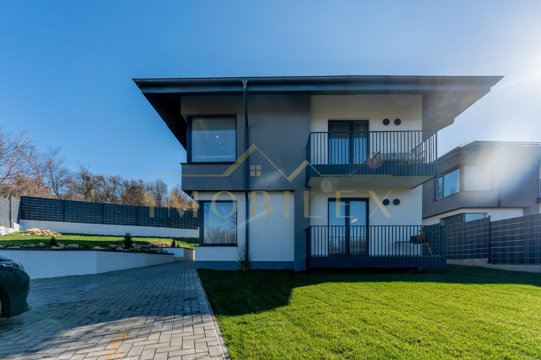 Casa individuală, 4 camere, teren 600mp LUX la 15 minute de Cluj
