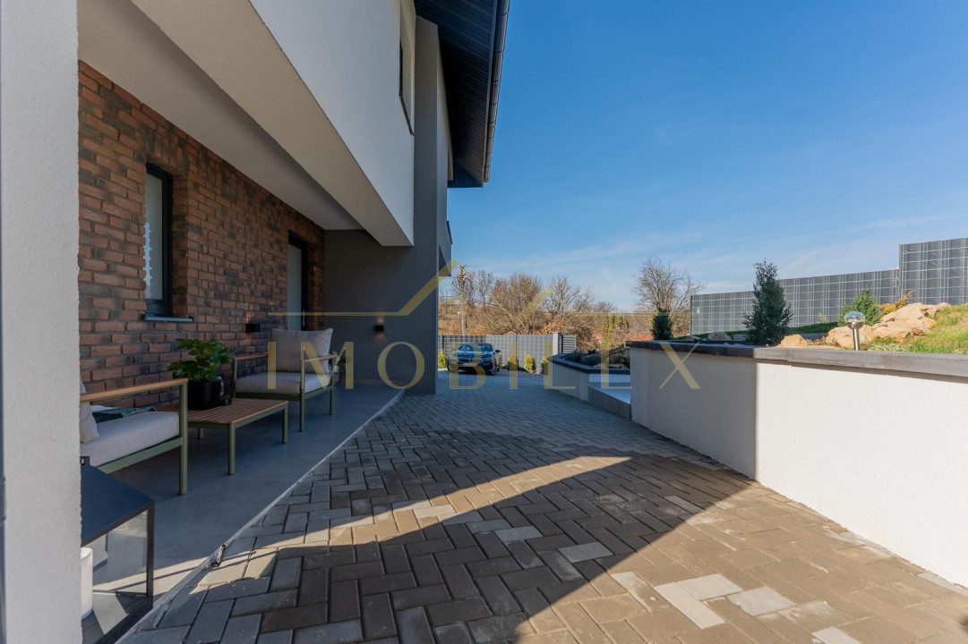 Casa individuală, 4 camere, teren 600mp LUX la 15 minute de Cluj
