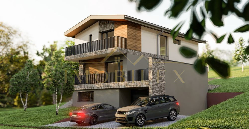 Casa individuala premium,220 mp ,teren 550 mp ,terase generoase NOU