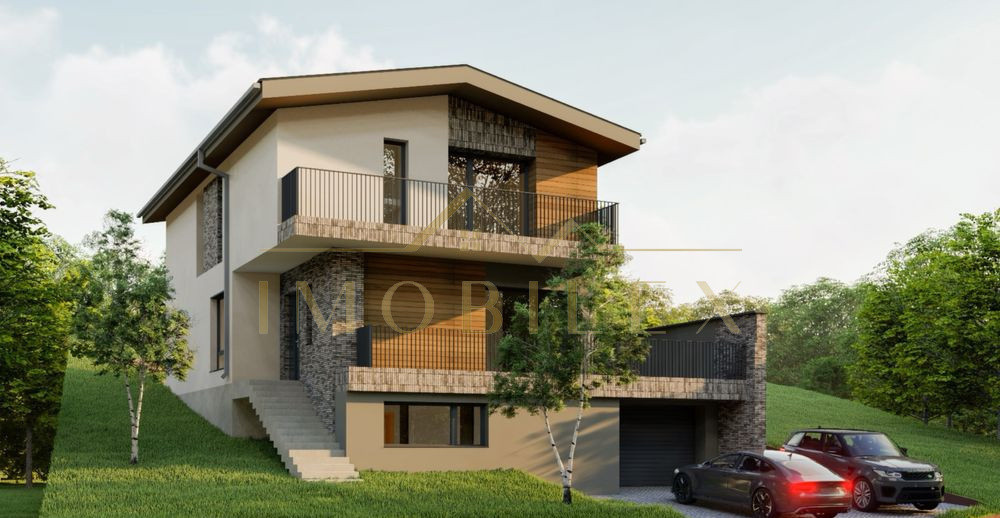 Casa individuala premium,220 mp ,teren 550 mp ,terase generoase NOU