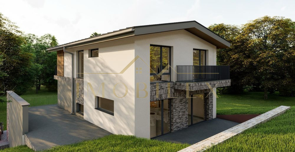 Casa individuala premium,220 mp ,teren 550 mp ,terase generoase NOU