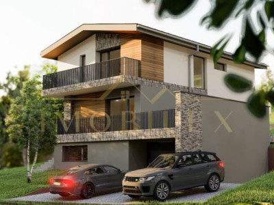 Casa individuala premium,220 mp ,teren 550 mp ,terase generoase NOU