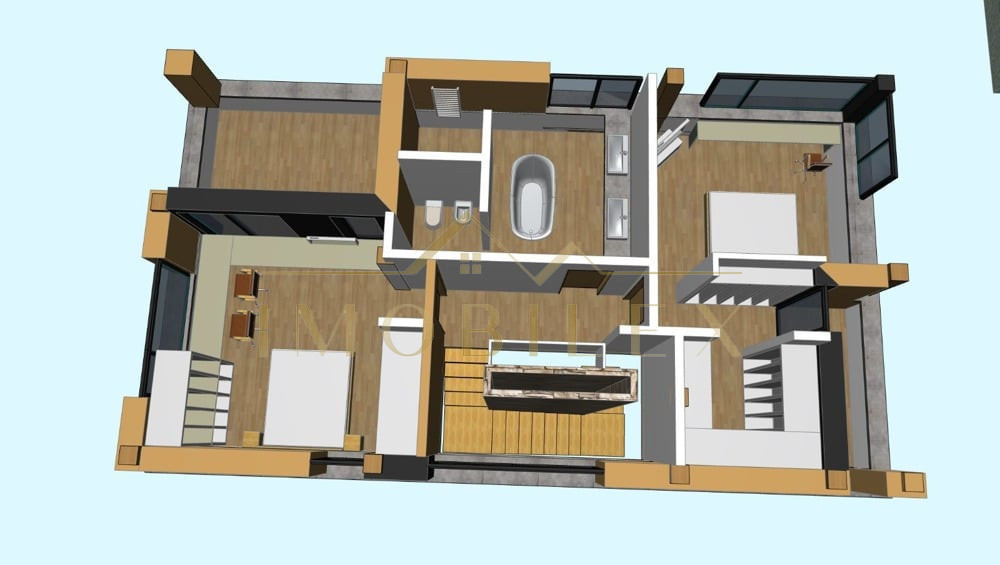 Casa individuala + BONUS cabana de 40mp