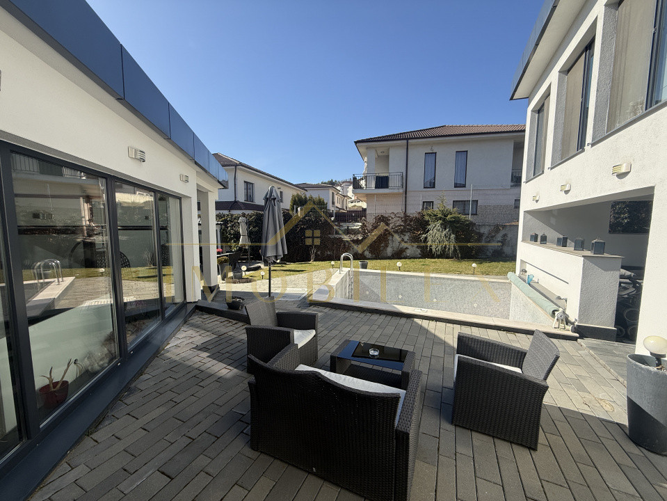 Casă tip vilă exclusivistă, 5 camere, piscina, Florești 