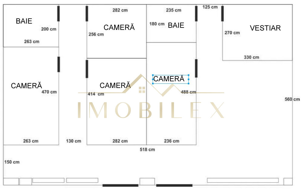 Spațiu comercial 4 camere, 2 băi, finisat, vad stradal, Marasti Cluj 