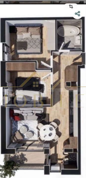 Apartament 3 camere  Zona Regal