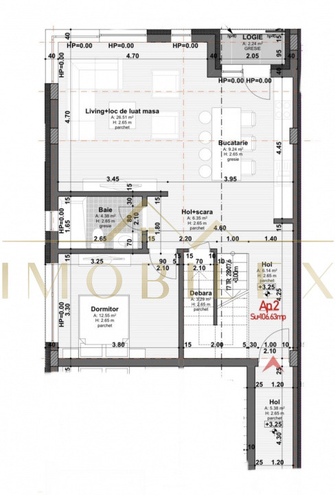 Apartament 4 camere, tip vila, zona Campului