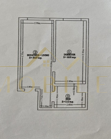 Apartament de vanzare 42 mp