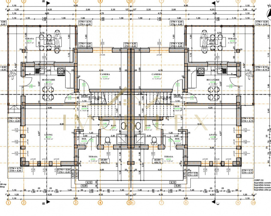 Duplex de vanzare  in Dezmir ,120 mp utili