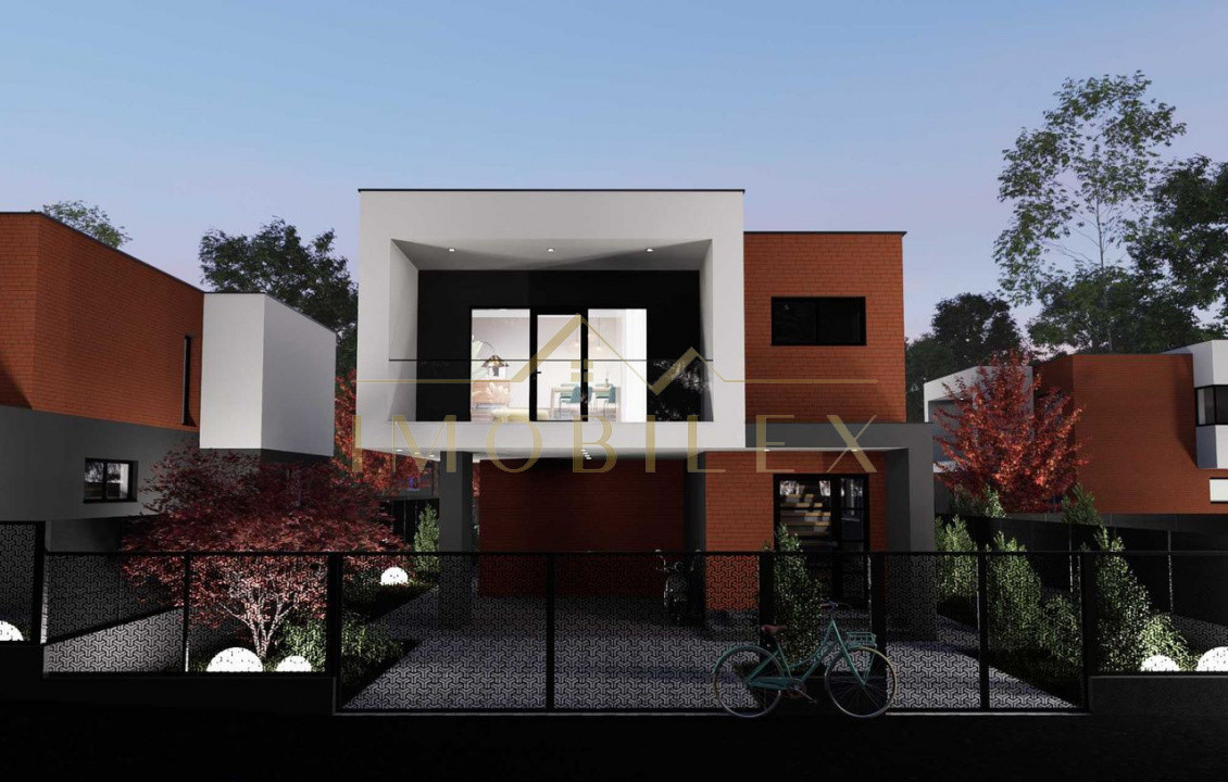 Casa individuala minimalista cu panorama