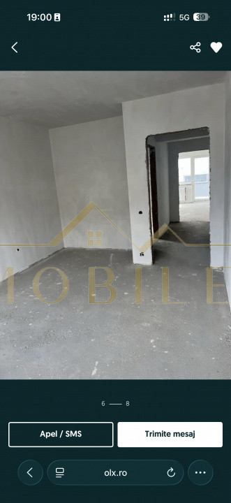 Apartament 3 camere, semifinisat, zona Stejarului