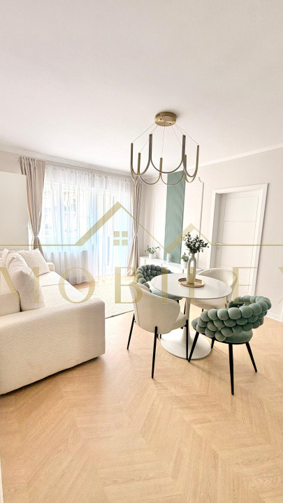 Apartament 3 camere , mobilat lux , bloc nou, zona Urușagului 