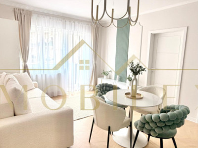 Apartament 3 camere , mobilat lux , bloc nou, zona Urușagului 