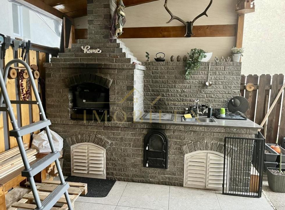 Casa tip duplex 120 mp, mobilat, zona Gilău 