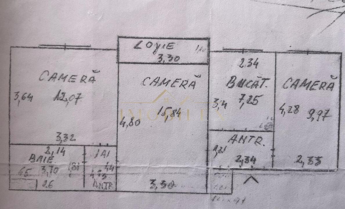 Apartament 3 camere Grigorescu
