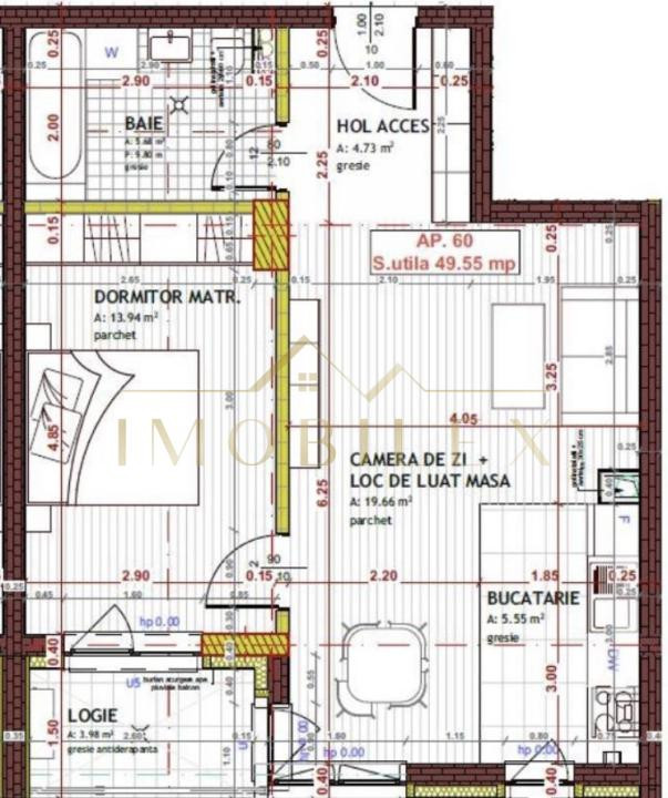 Apartament 2 camere, bloc nou, zona Tineretului 