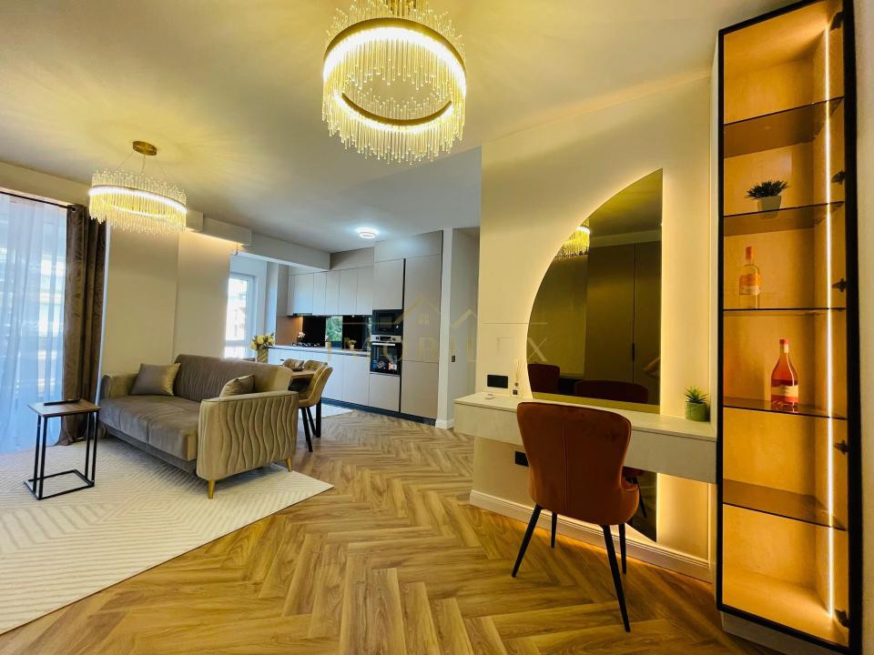 Apartament 3 camere, mobilat LUX, bloc nou, zona Tineretului 