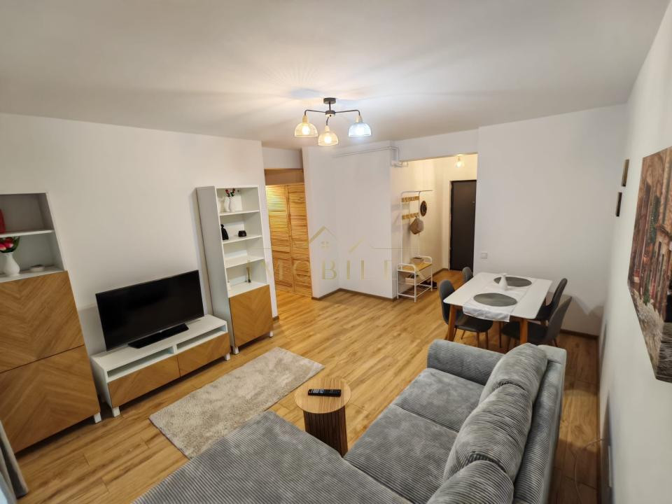 Apartament 2 camere de închiriat, grădină, bloc nou, zona Terra