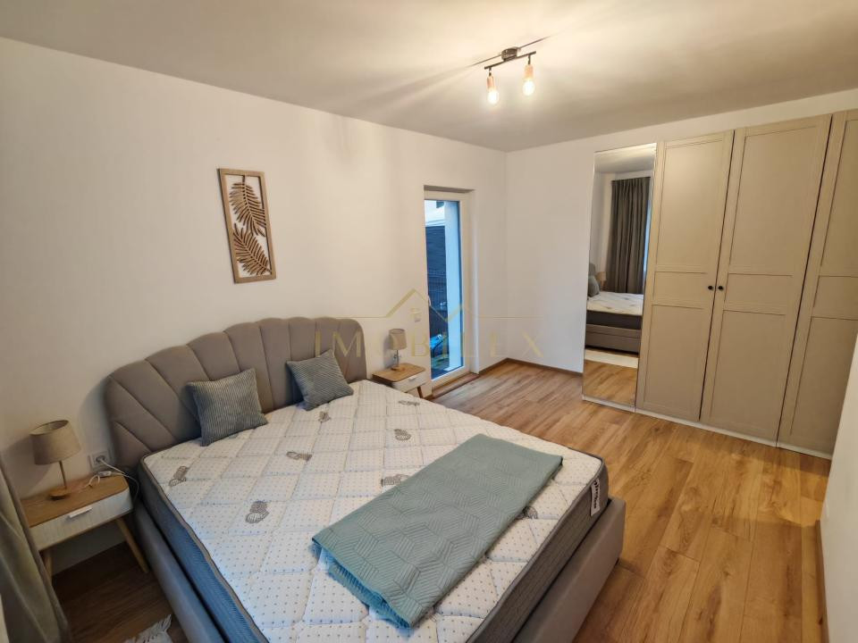 Apartament 2 camere de închiriat, grădină, bloc nou, zona Terra